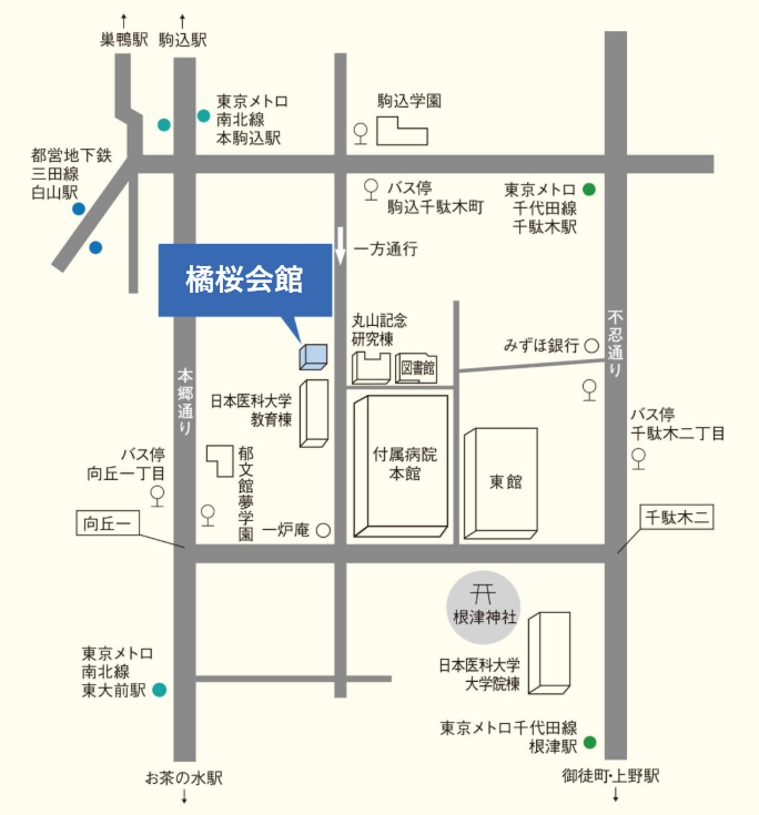 橘桜会館地図